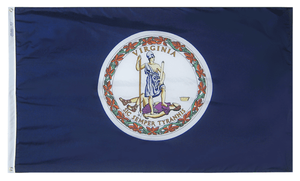 Virginia - state flag - for outdoor use