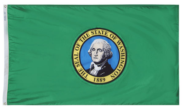 Washington - state flag - for outdoor use