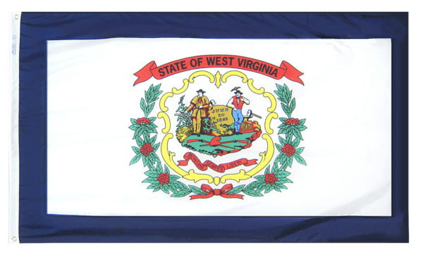 West virginia - state flag - for outdoor use