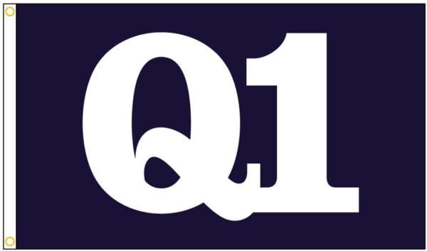 Q1 - blue flag