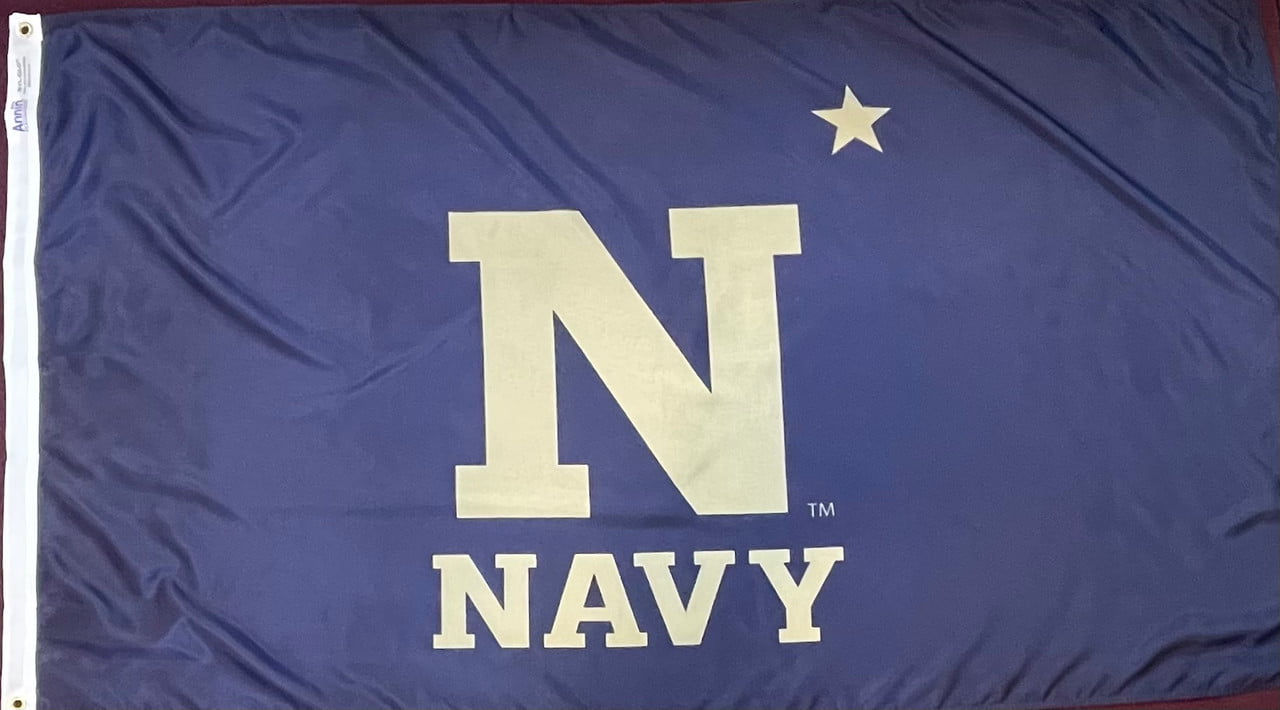 Navy Academy Flag - 3'x5' - For Outdoor Use