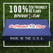 American flag - repatriot recycled polyester - for outdoor use