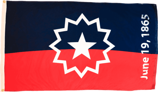 Juneteenth flag - 3'x5' - for outdoor use