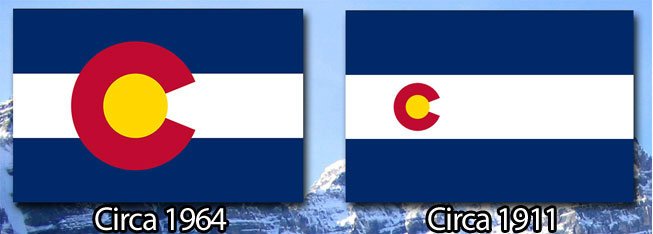 Colorado state flag 1911