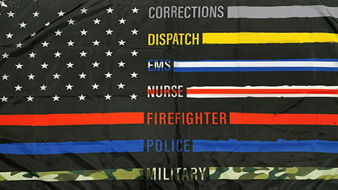 First responder flag